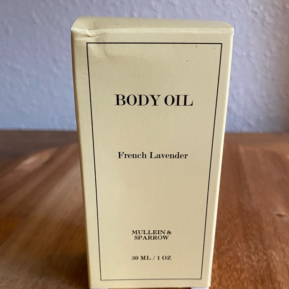 MULLEIN & SPARROW French Lavender Body Oil 1 fl oz/30 ml